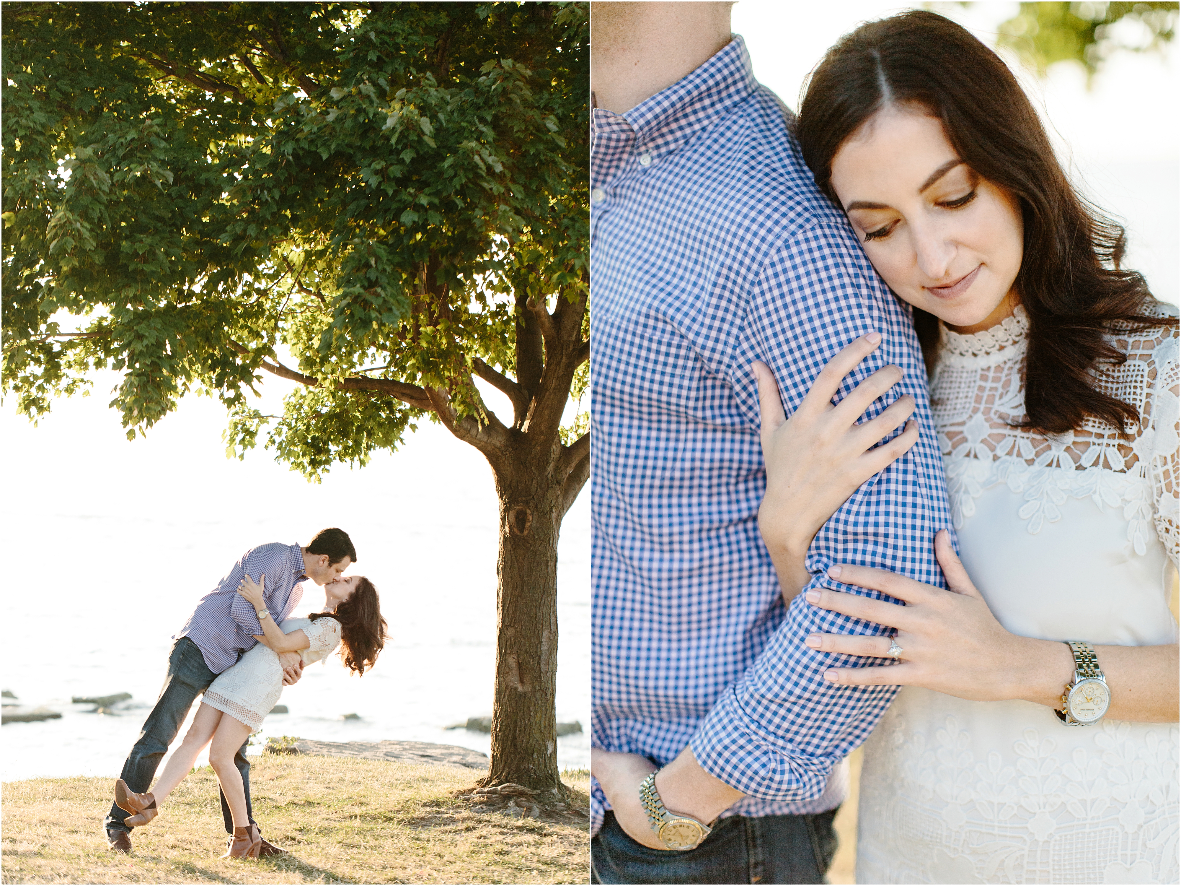 cleveland beach engagement session