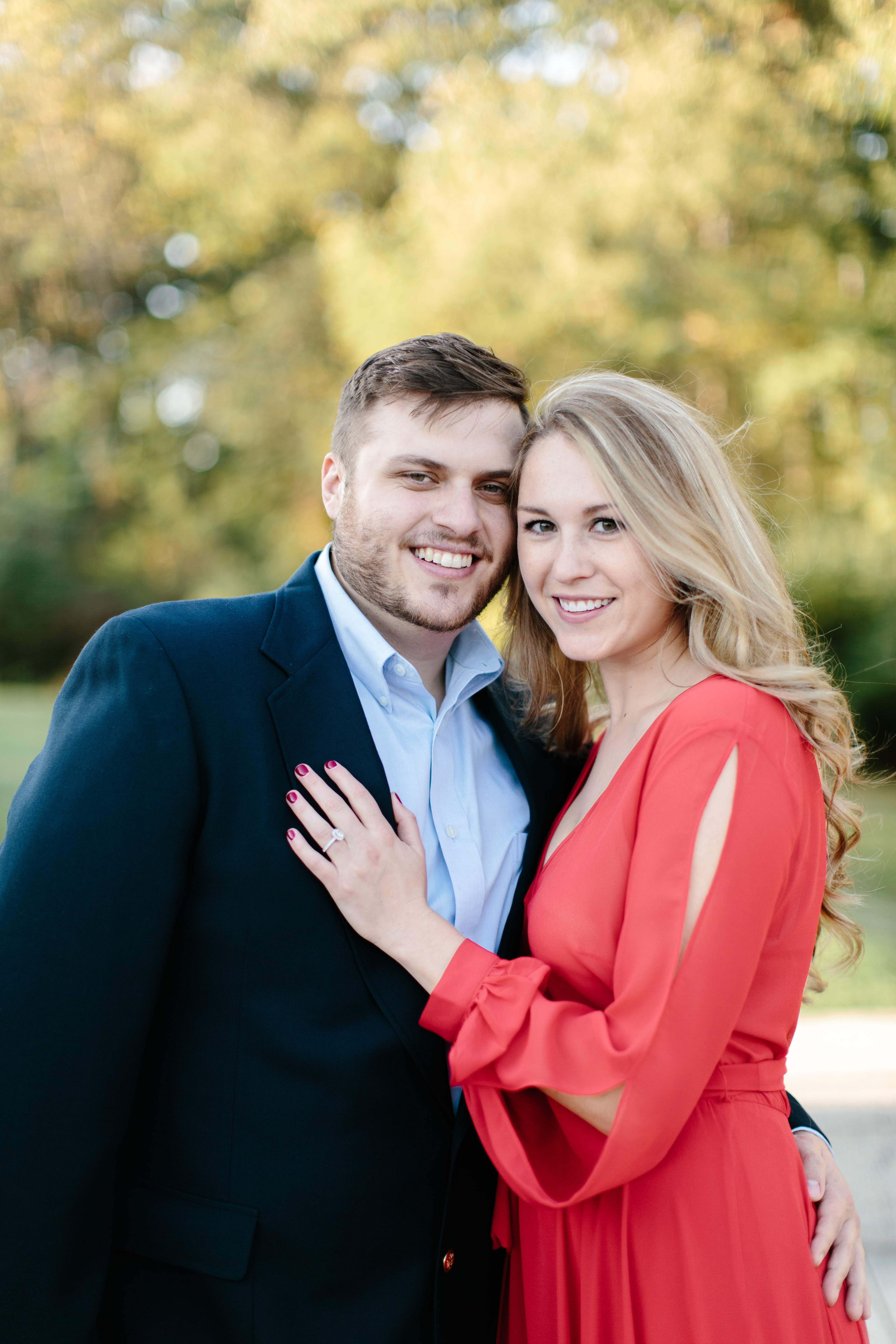 Romantic Red Engagement Session by Austin & Rachel Photography