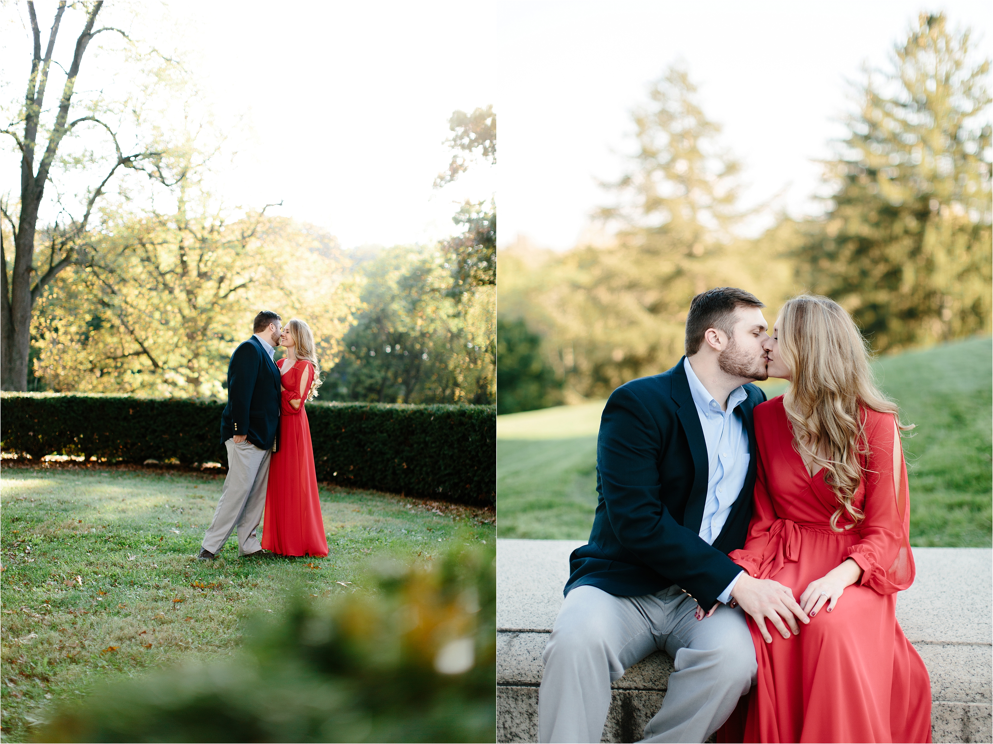 Garden Engagement session in Cleveland Ohio