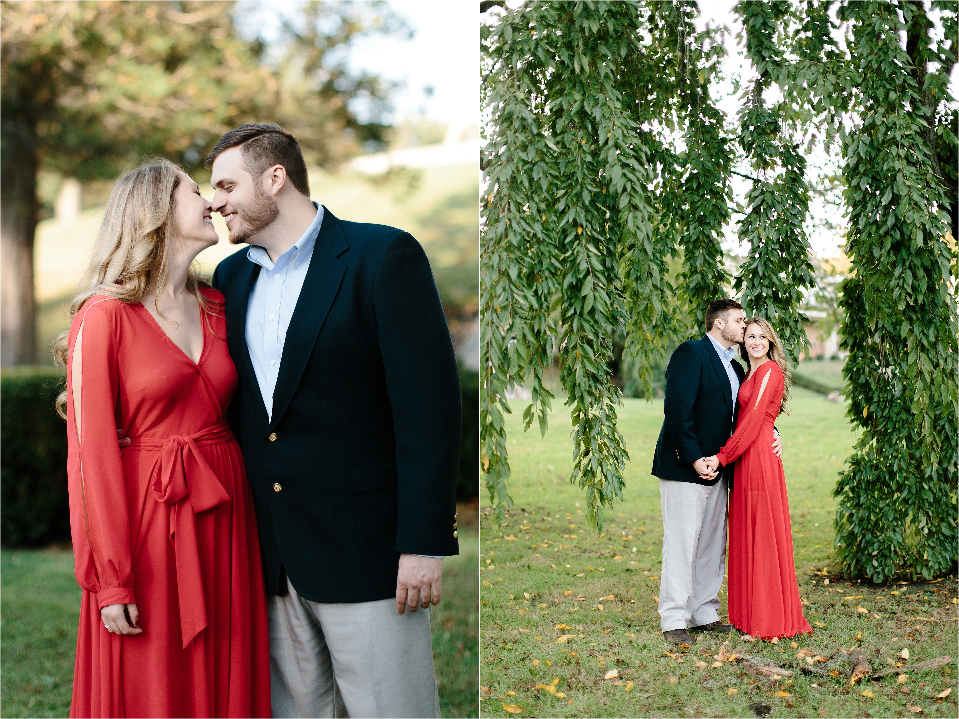 Cleveland Wedding Photographer Romantic Red Engagement Session