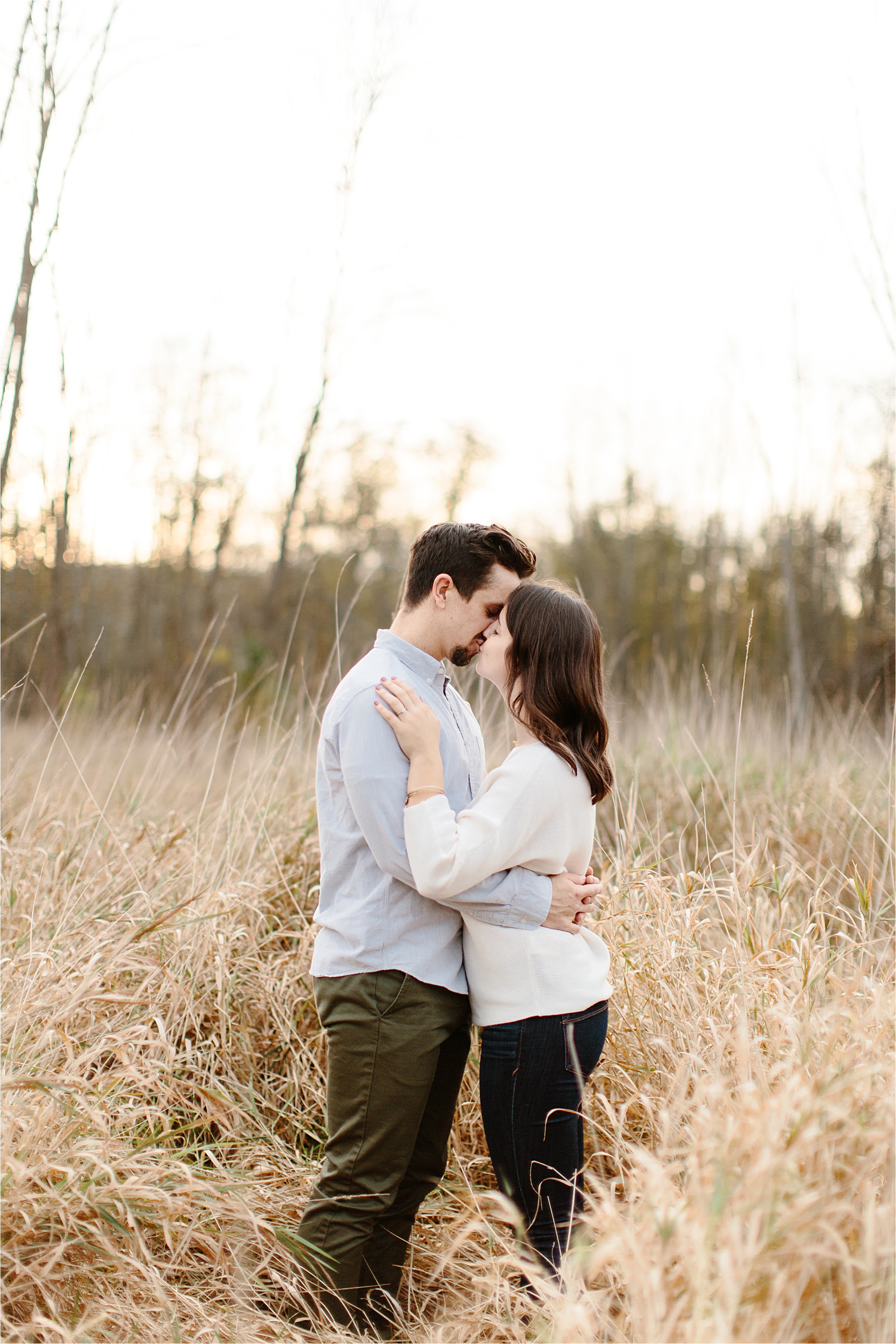 fall engagement session in cleveland ohio