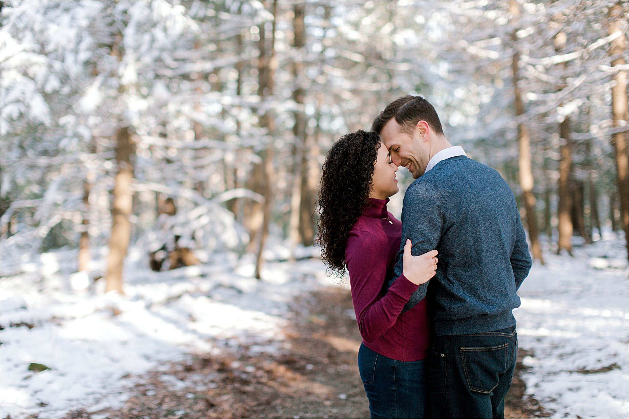 Cleveland Wedding Photographers Winter Engagement