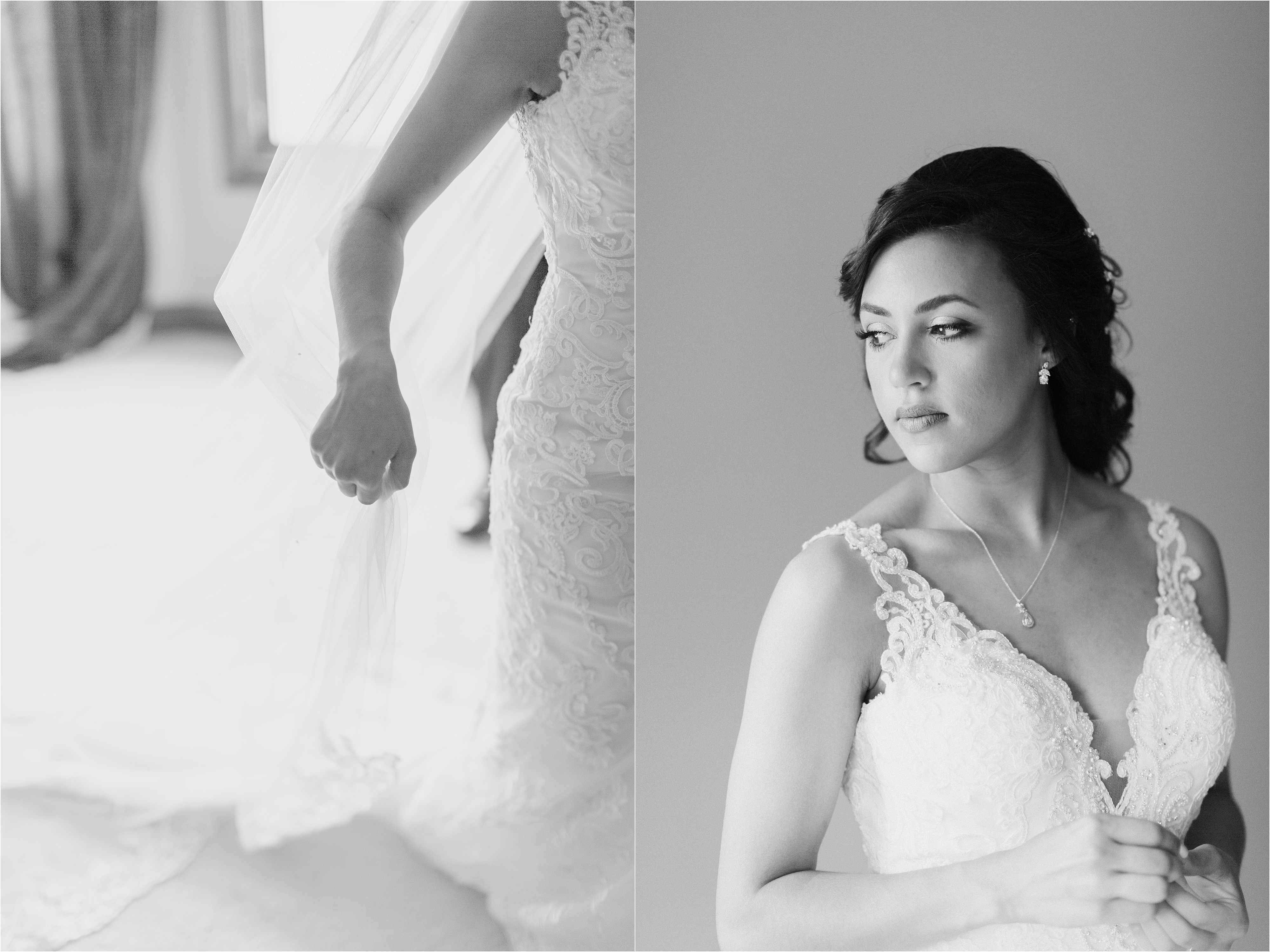 timeless bridal portraits black and white photography