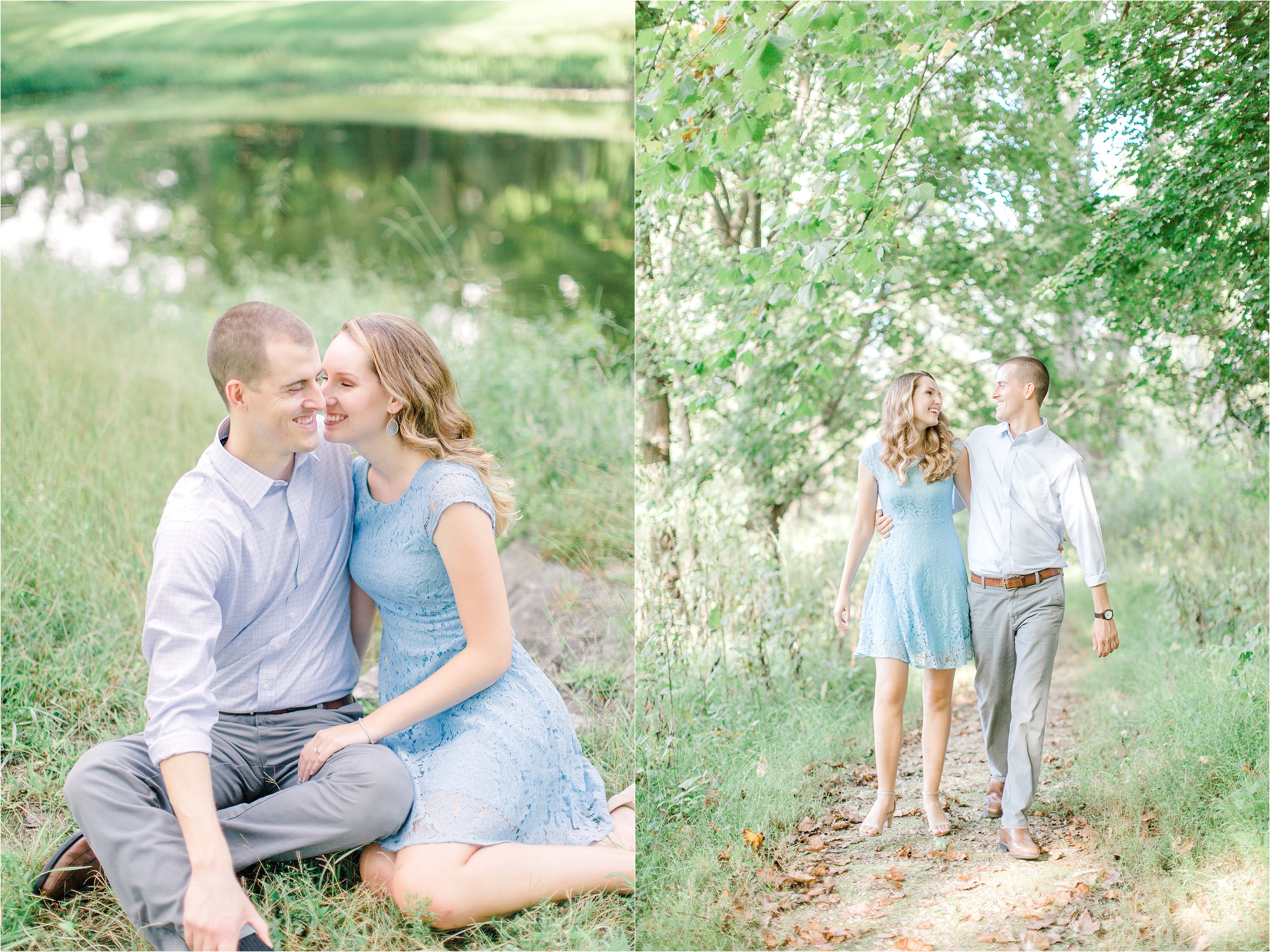 Notebook inspired engagement session in Cleveland Ohio