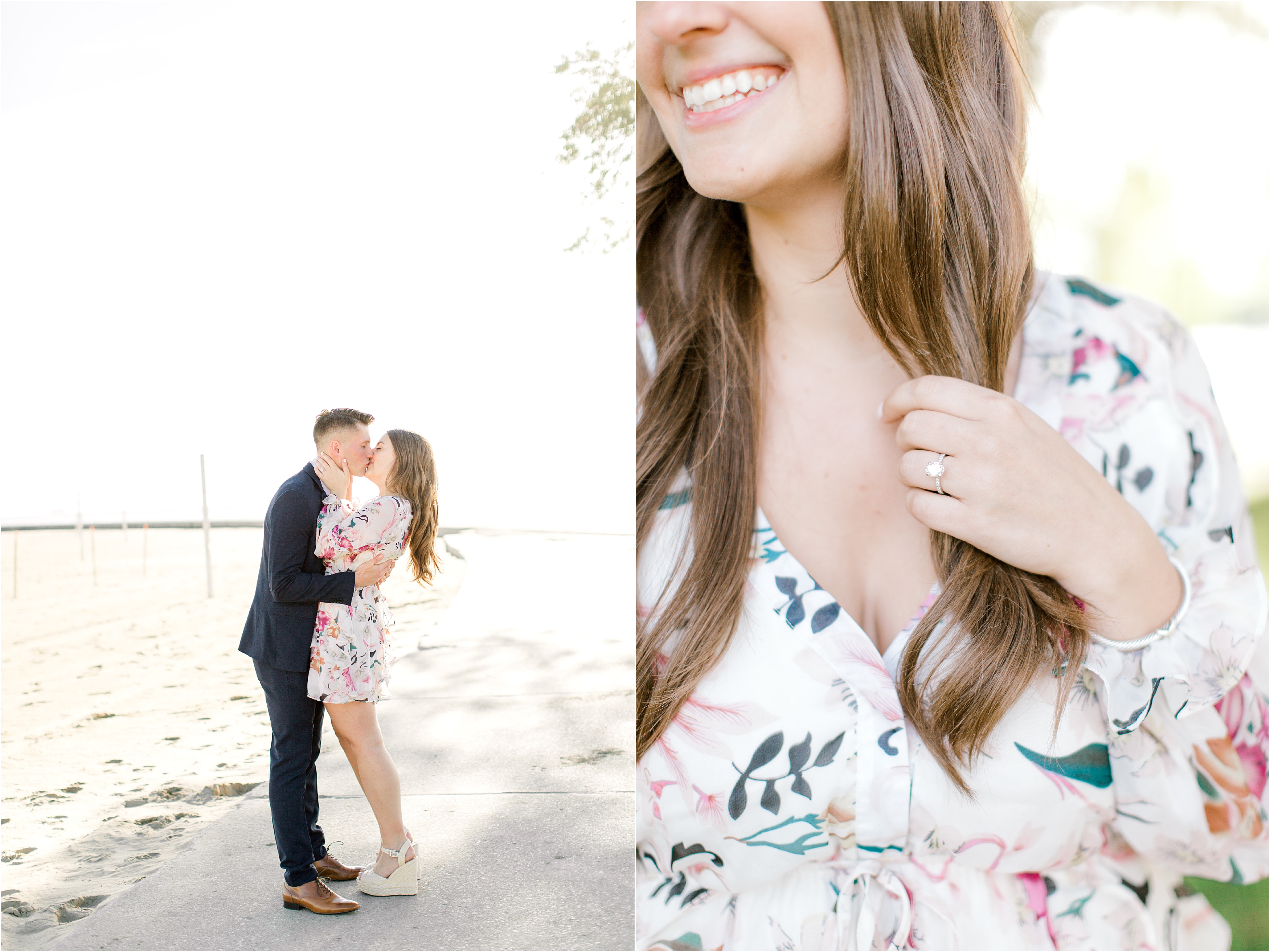 chicago beach engagement session in lincoln park