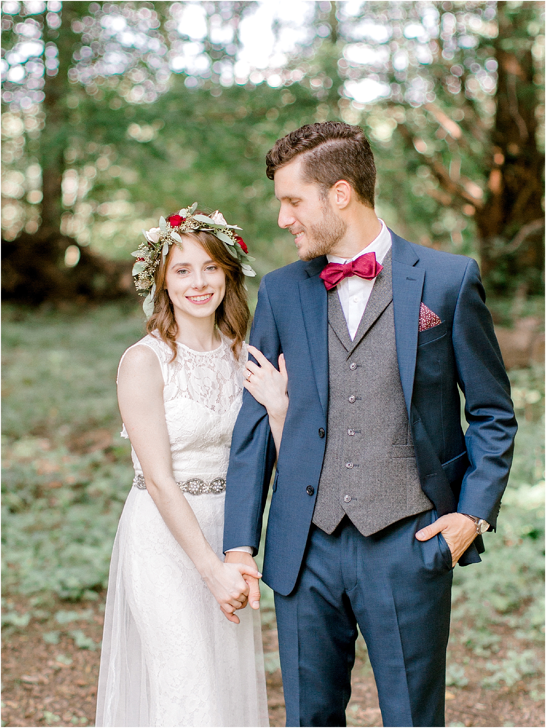 midwest summer whimsical forest wedding 