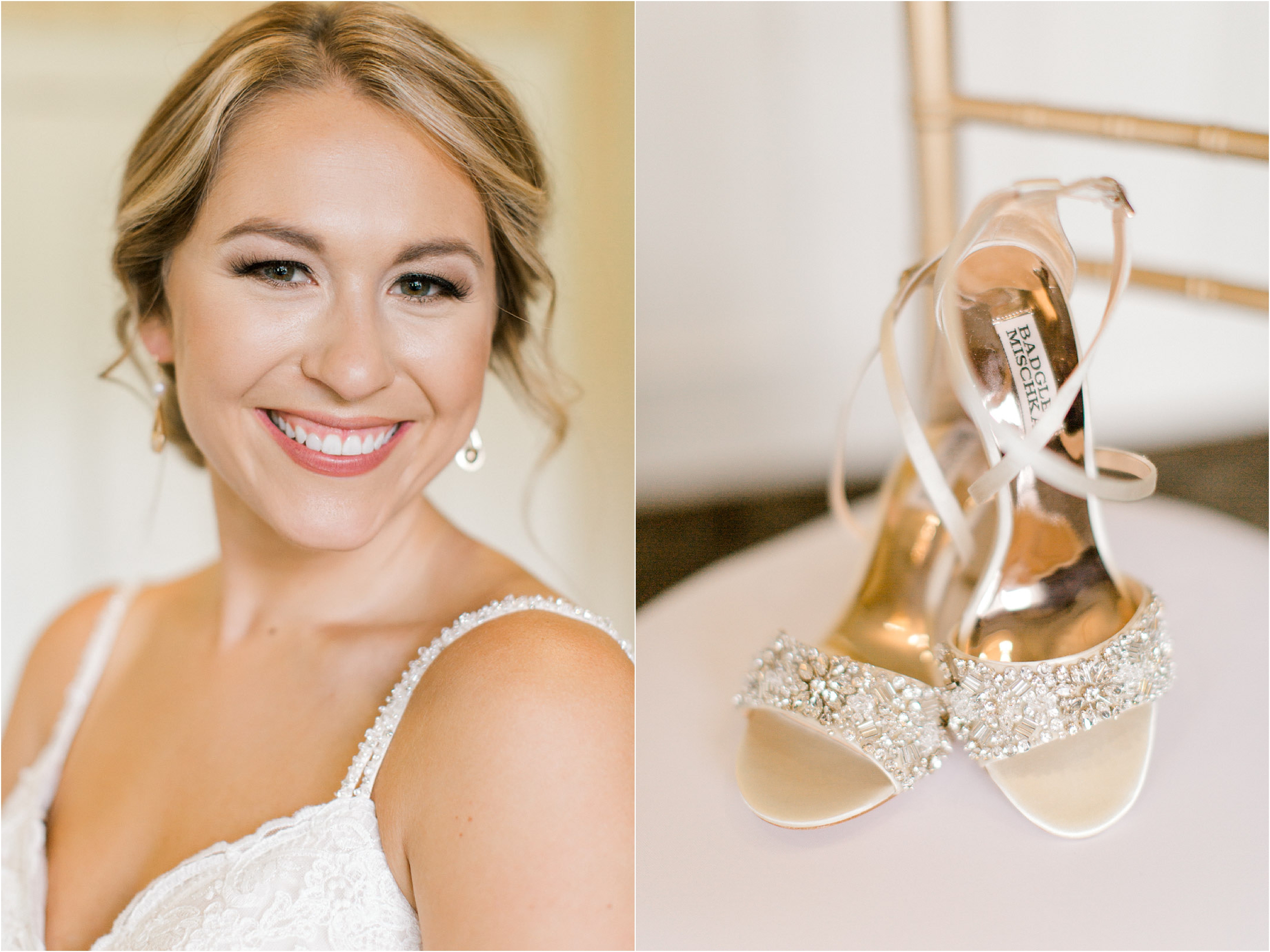 Bridal portraits and details in Morilee wedding gown