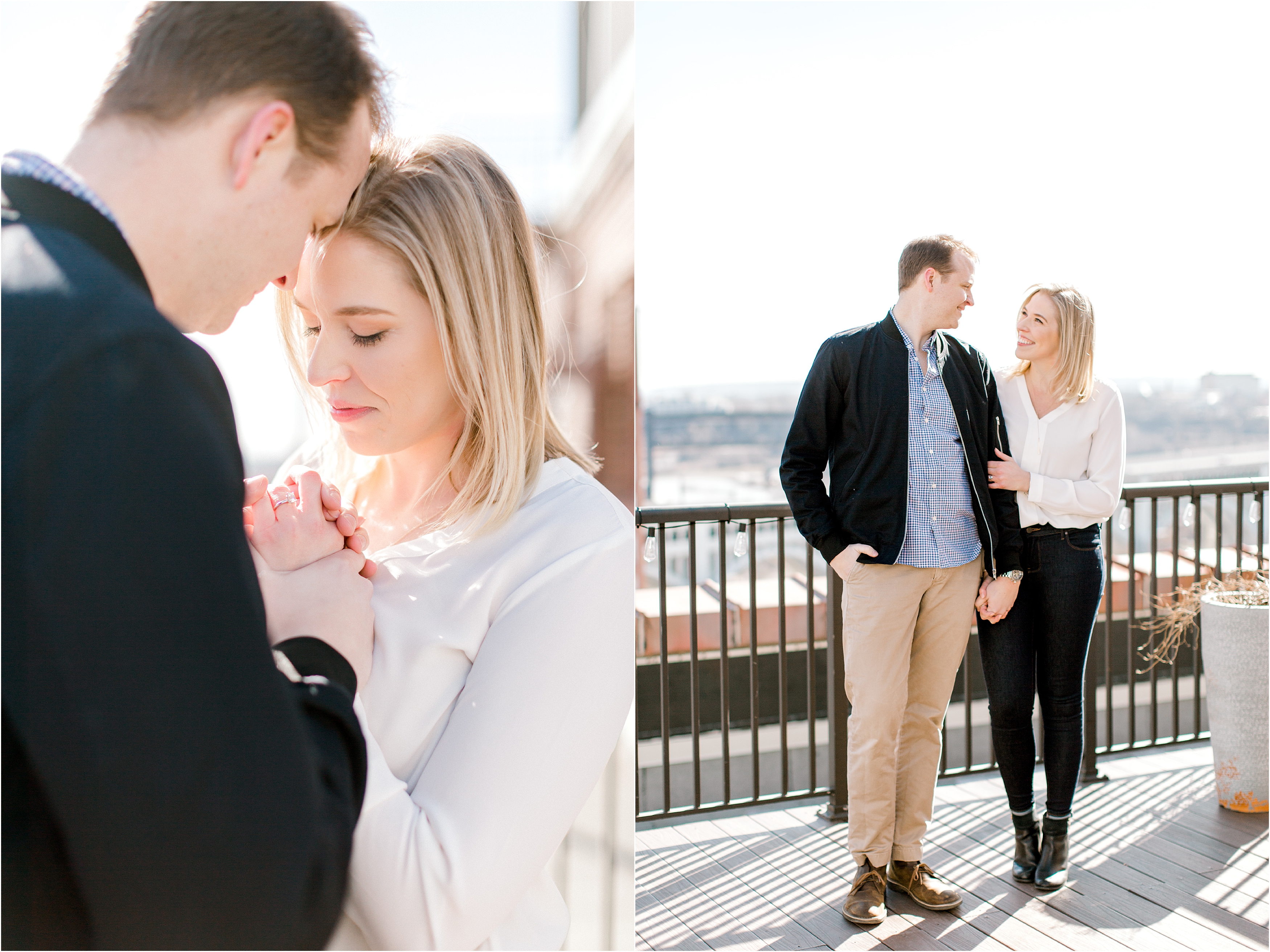 Windows on the River engagement session by Cleveland Wedding photographers