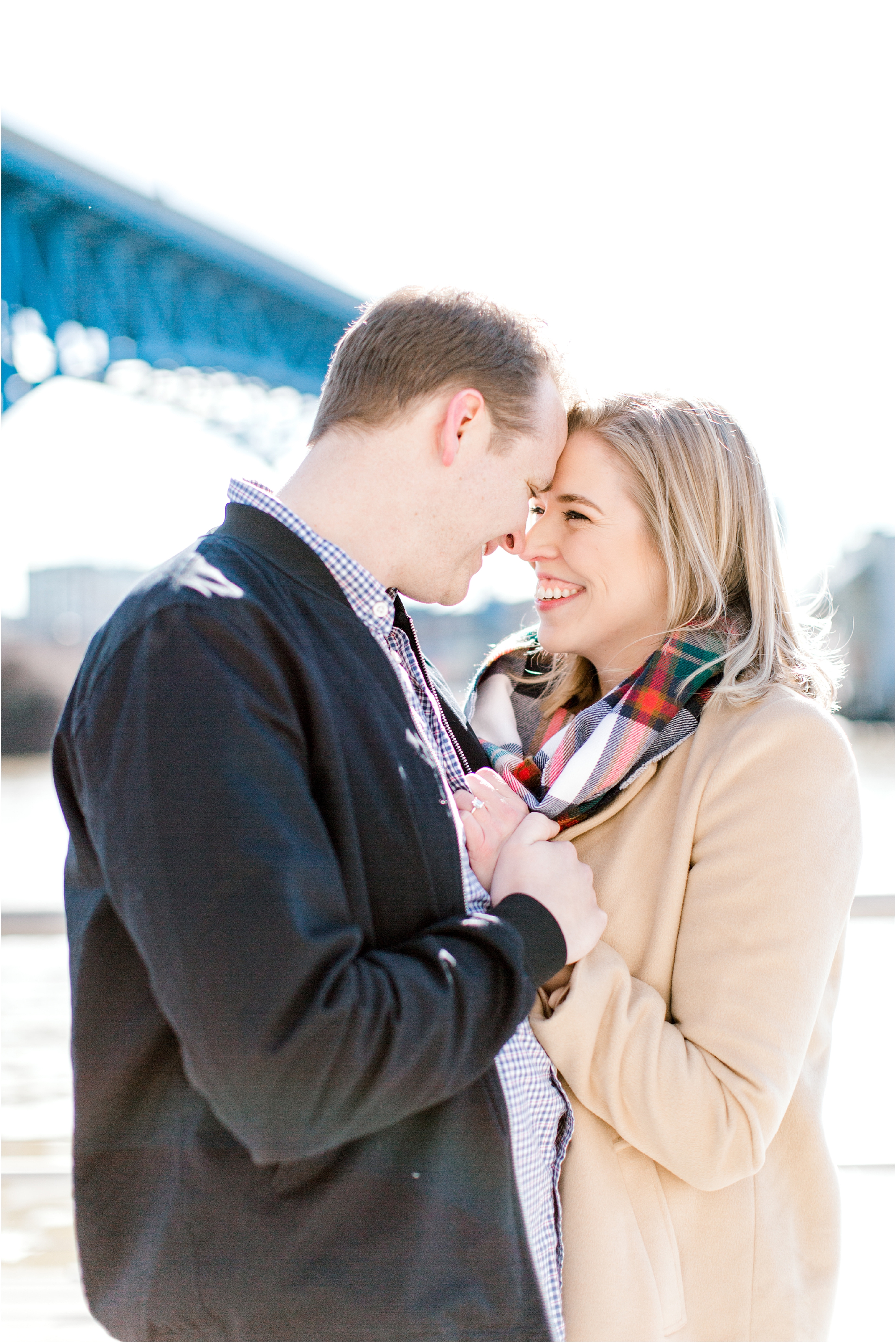 The flats in Cleveland engagement session