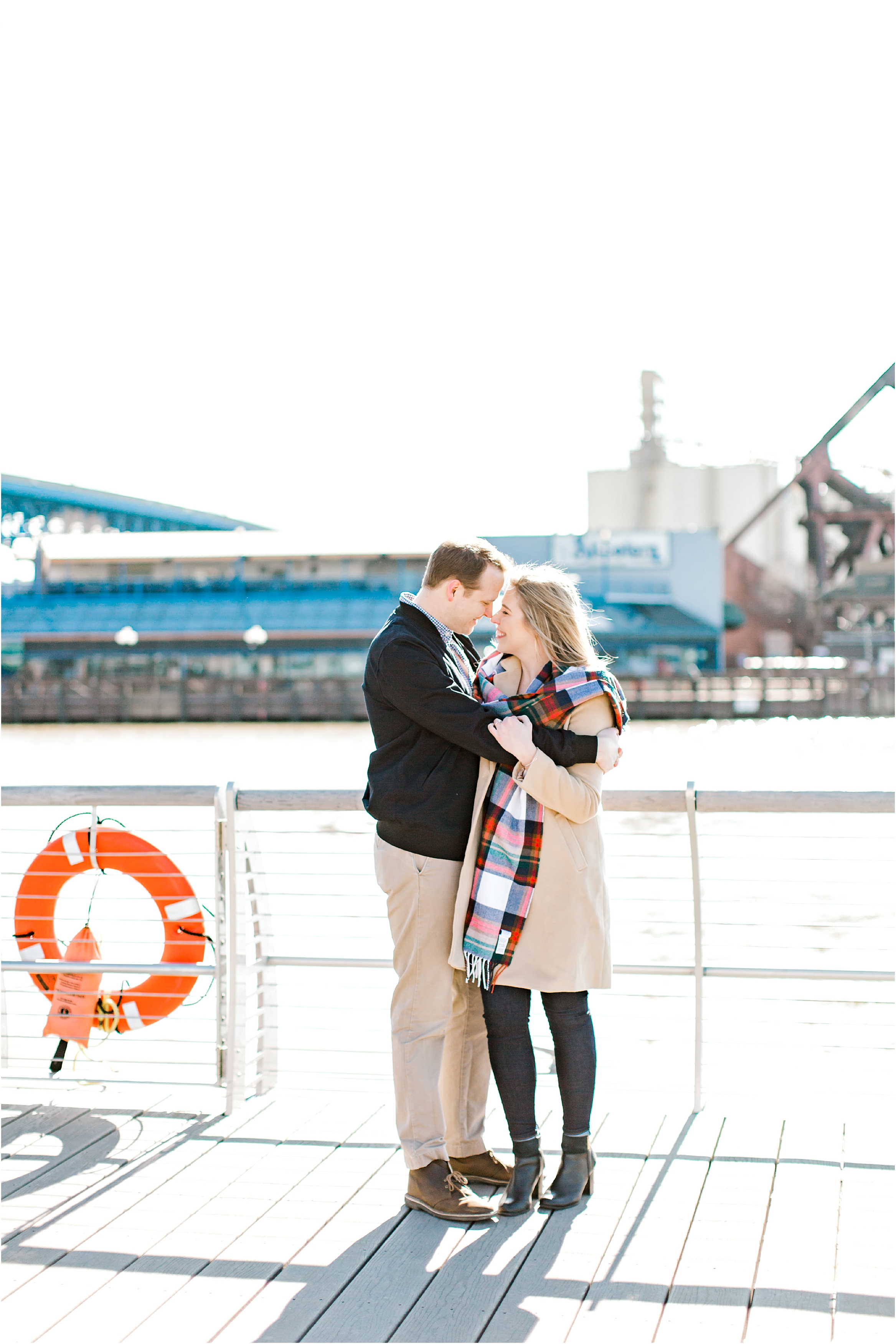 The Flats in cleveland engagement session