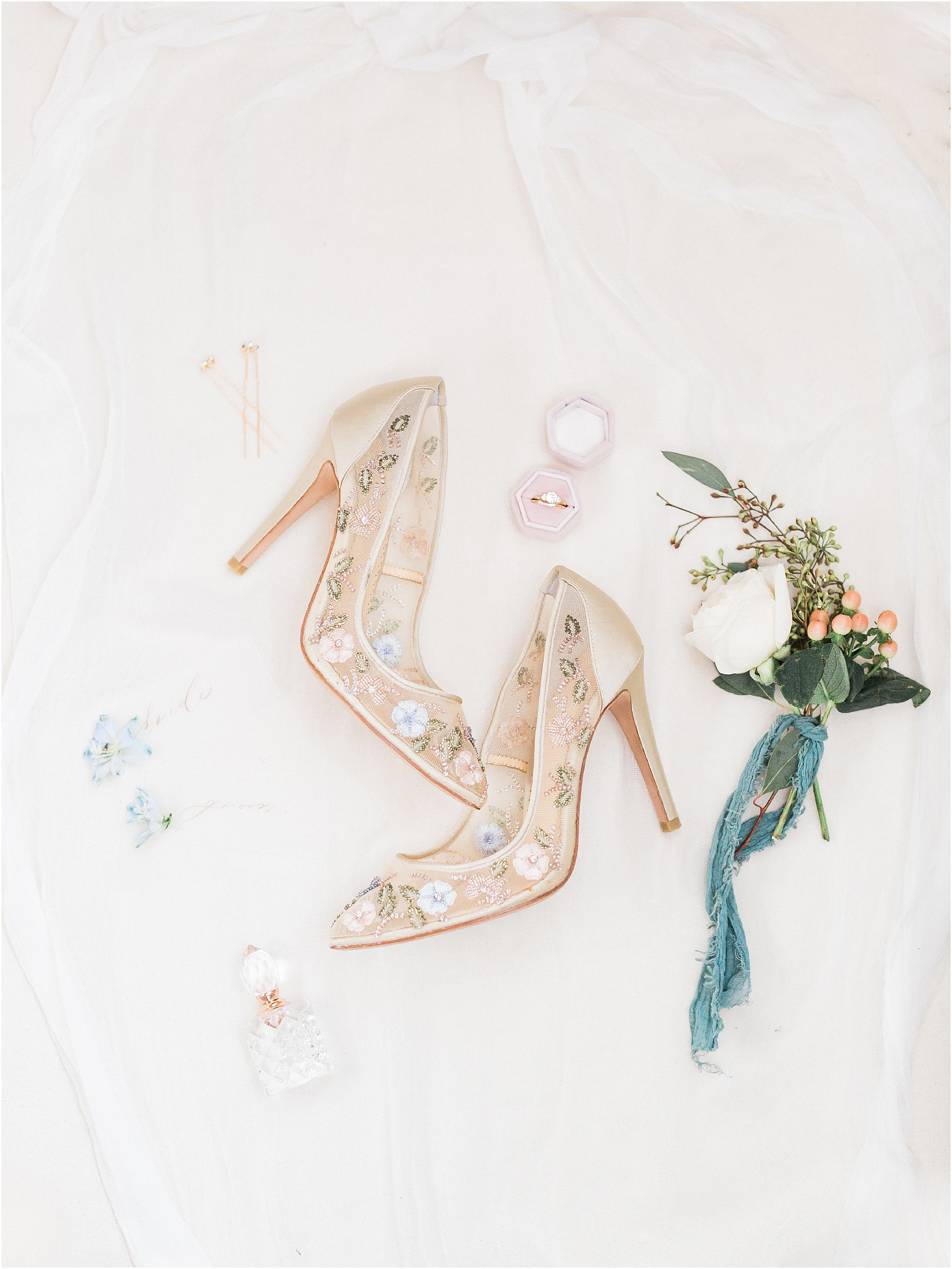 Bella Belle shoes with floral details