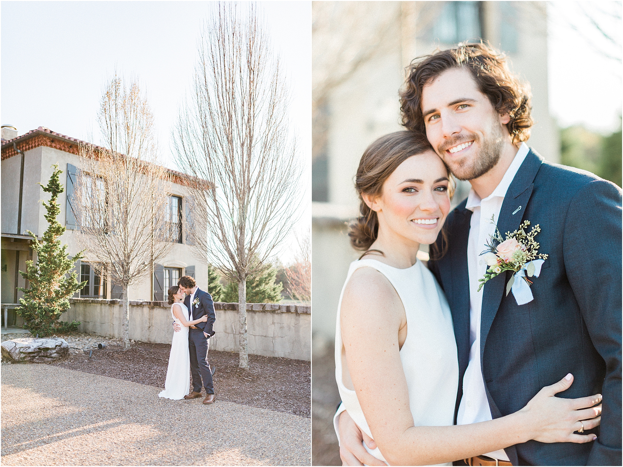 intimate wedding at hotel domestique in Traveler's Rest, South Carolina