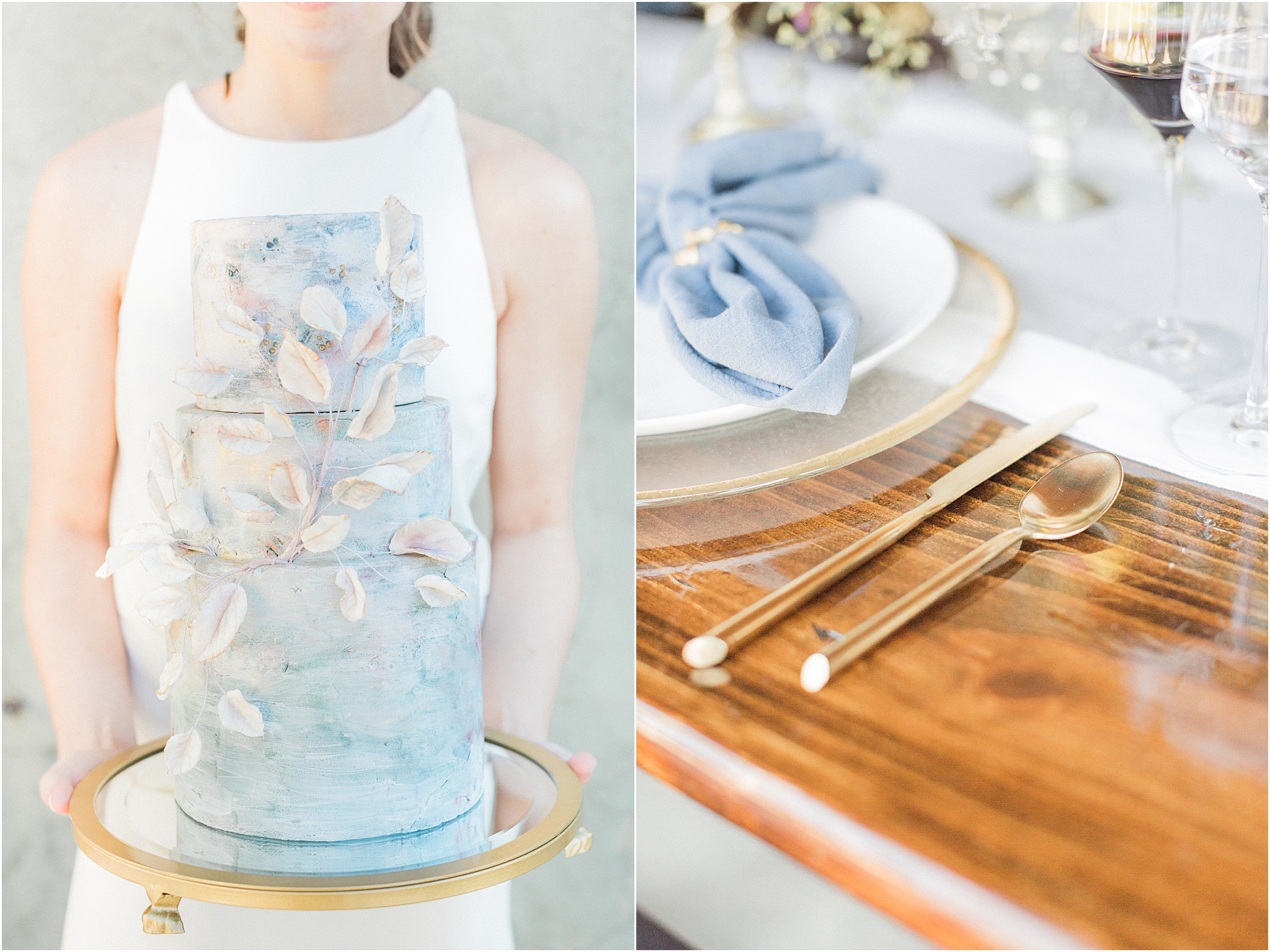textured wedding cake by tessa pinner