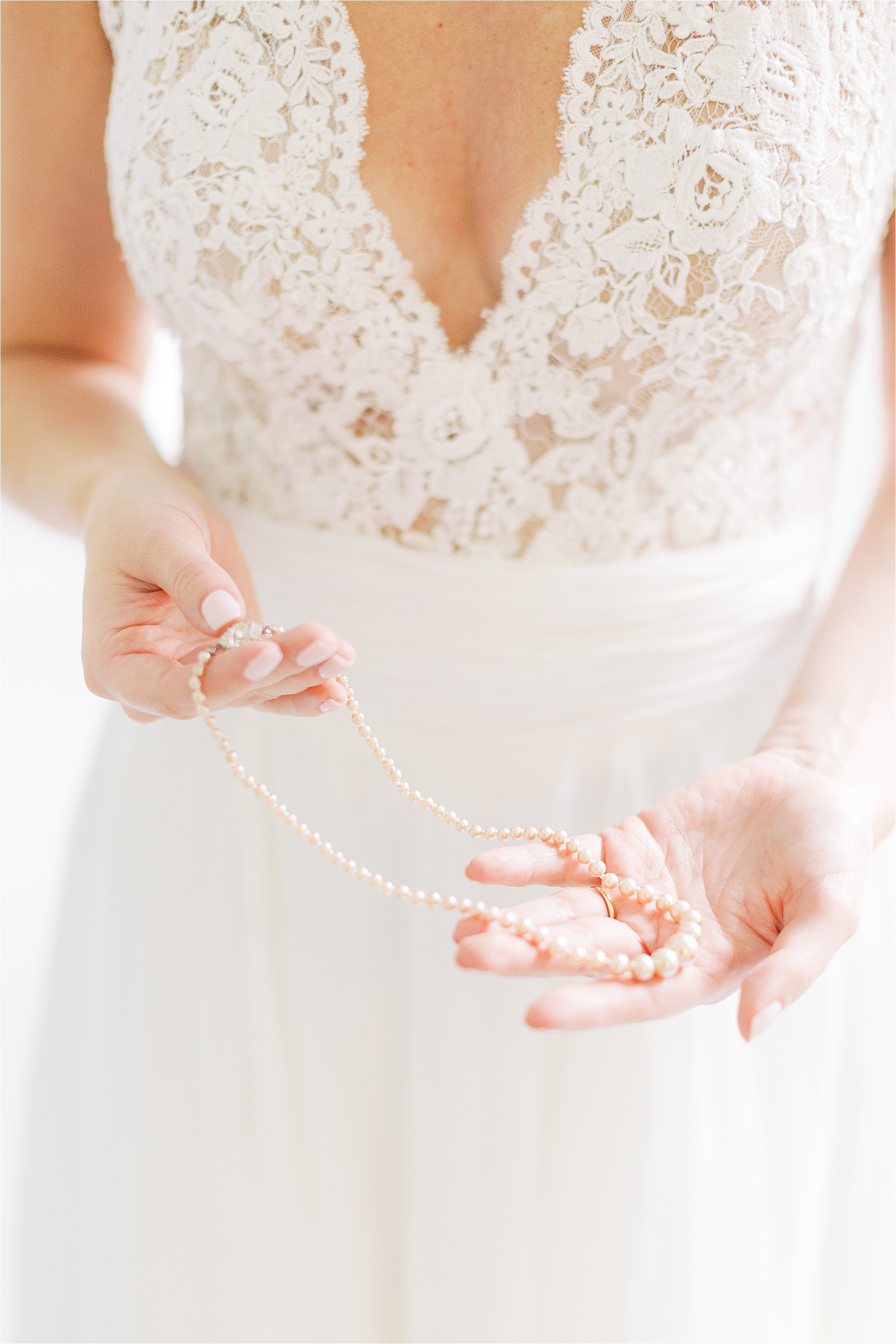 bridal heirloom pearls accessories