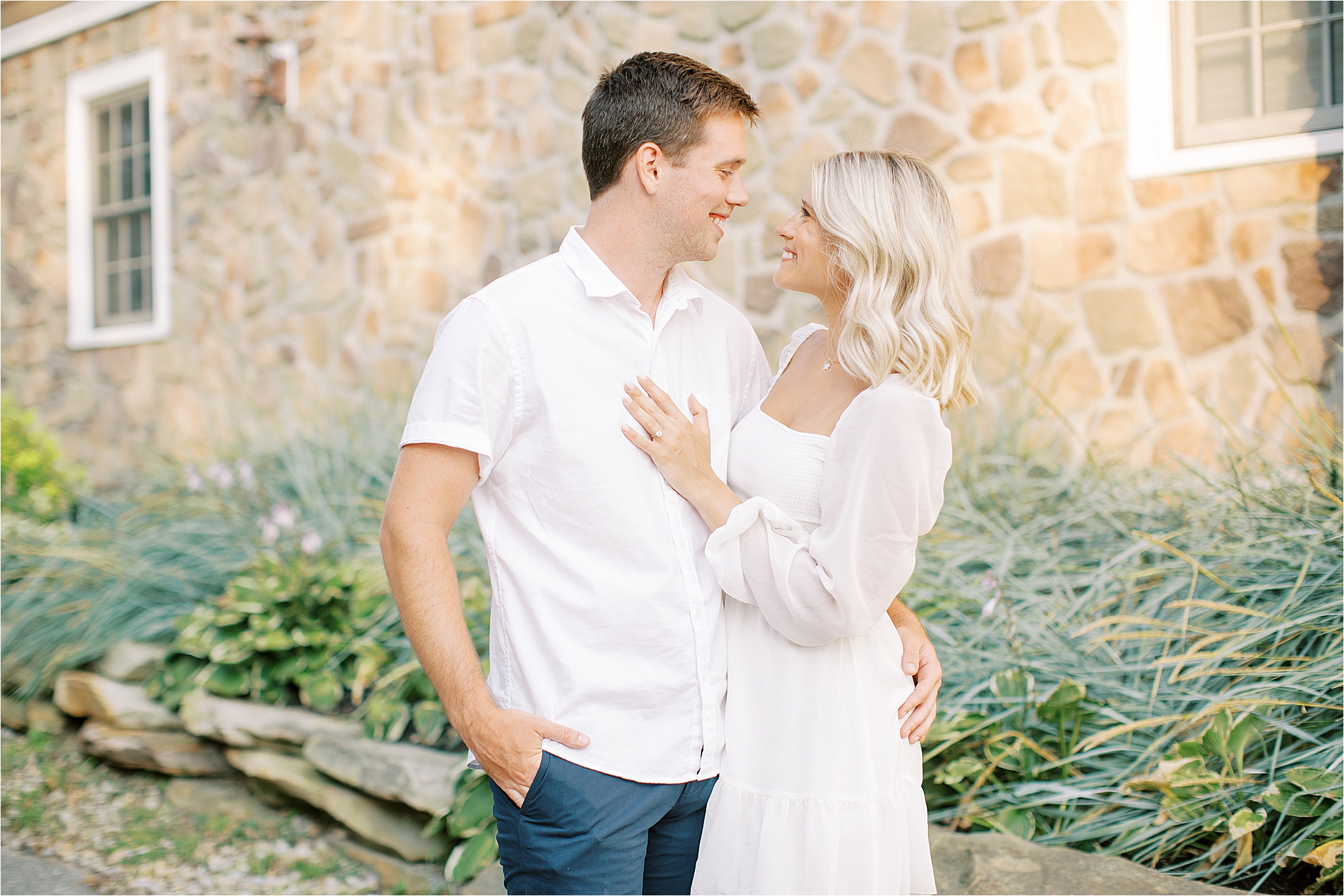 Beach engagement session at Cedarpoint 