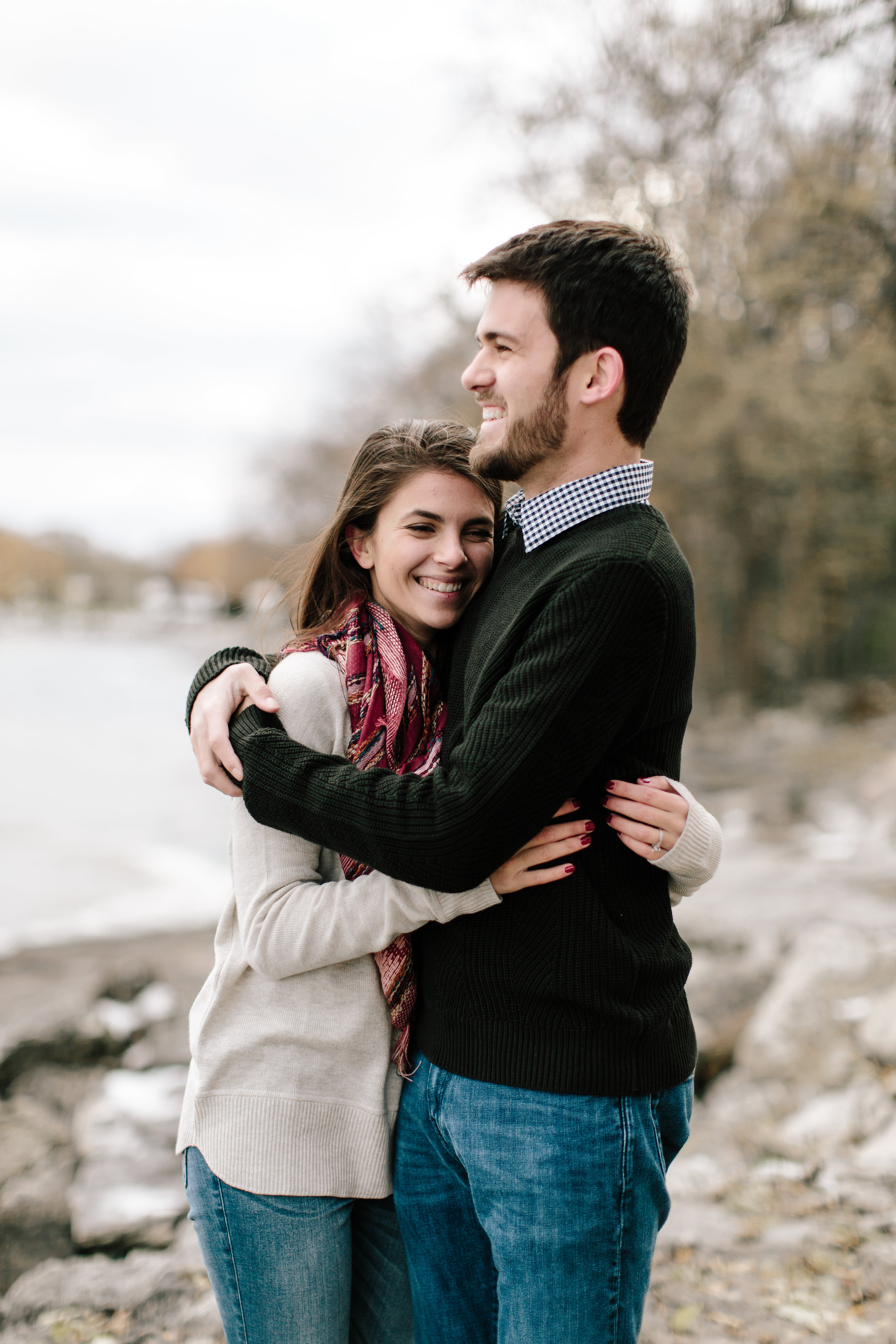 Lakeside Engagement Session in Winter | Colin & Brittney - Austin ...
