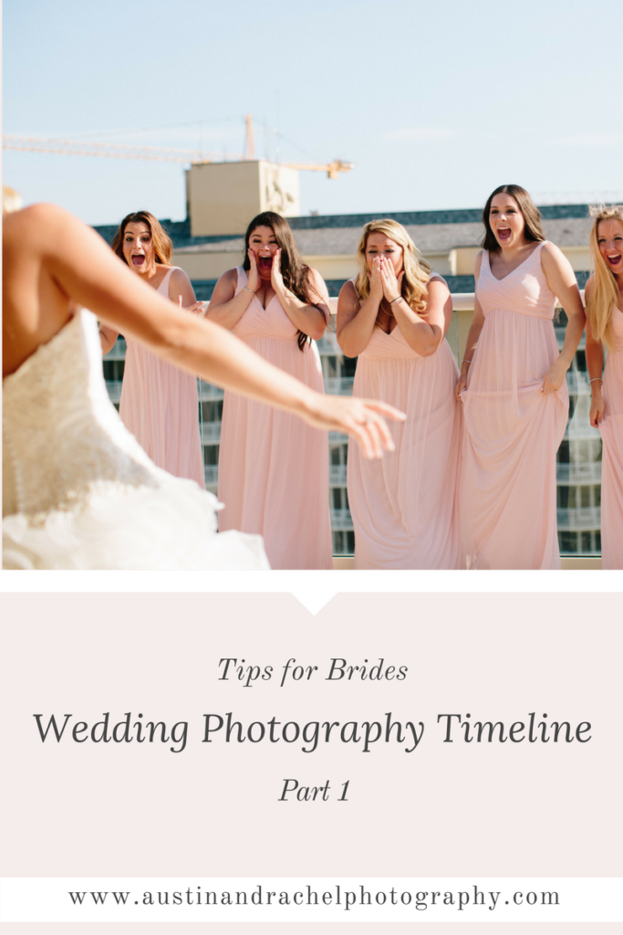 Creating a wedding photography timeline tips