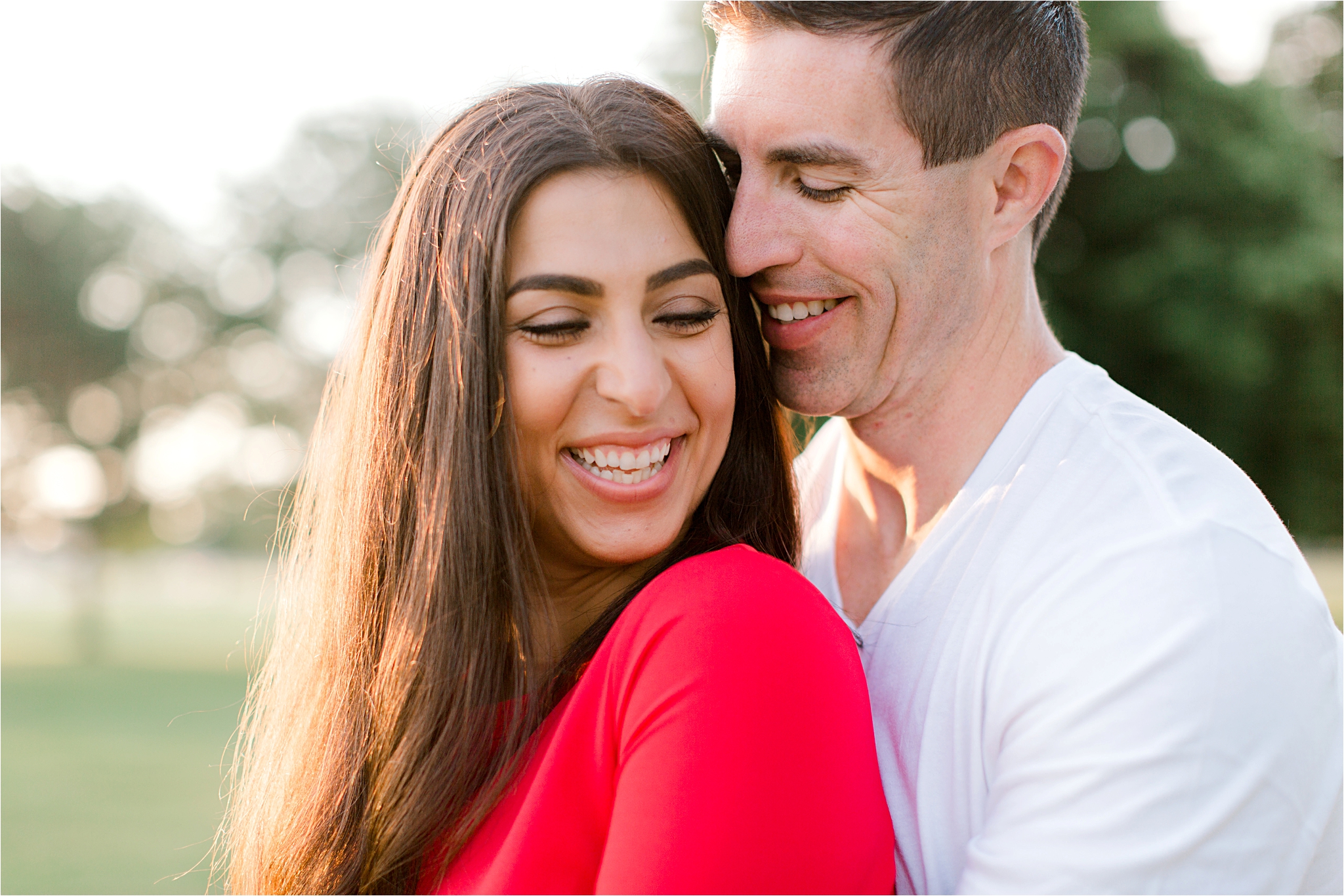 cleveland engagement session at Edgewater park